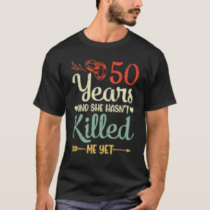 Camiseta Casou 50 anos e ainda não me casou