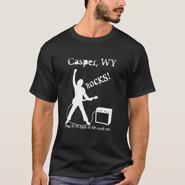 Camiseta Casper, WY (Frente)