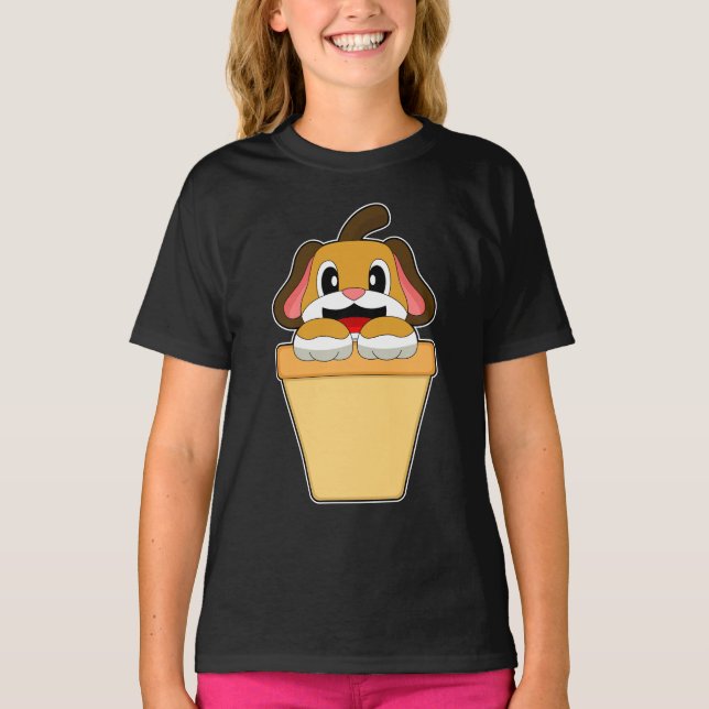 Camiseta Casquinha de sorvete de cachorro (Frente)