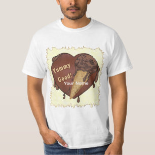 Camiseta Casquinha de Sorvete de Chocolate