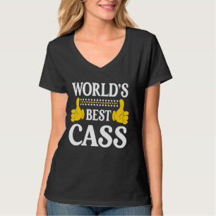 Camiseta Cass Personal Name Engraçado Primeiro Nome Melhor