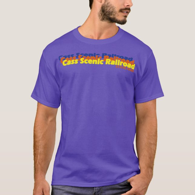 Camiseta Cass Scense Railroad State Park T Souvenirs (Frente)