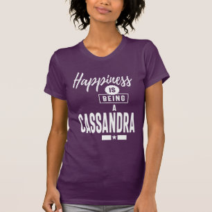 Camiseta Cassandra Personalizado Nome Aniversário Presente