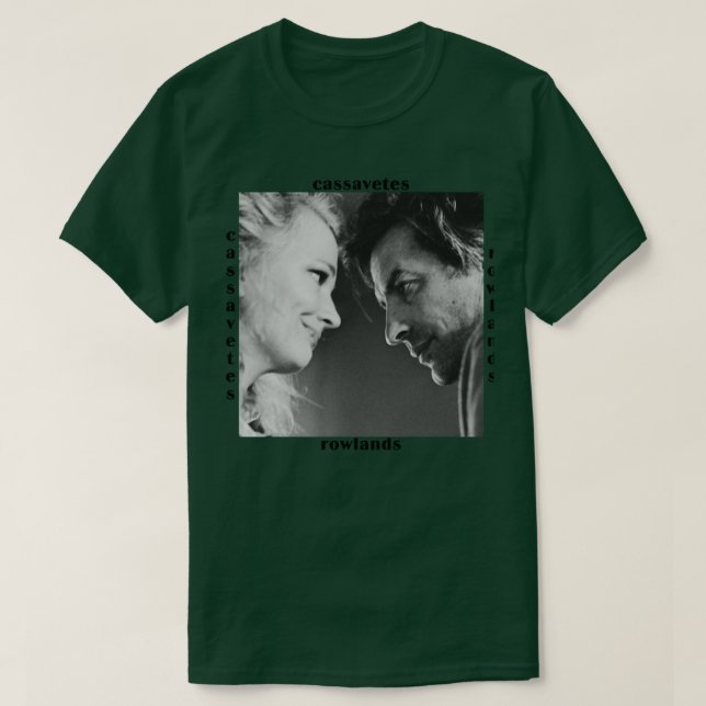 Camiseta Cassavetes e Rowlands (Frente do Design)