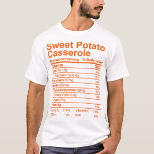 Camiseta Casserole de batata doce