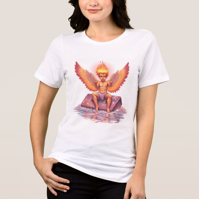 Camiseta Cassete Cupido Sparkle ✨ 💖 (Frente)