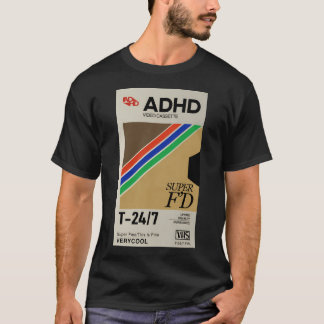 Camiseta Cassete de vídeo Adhd 247