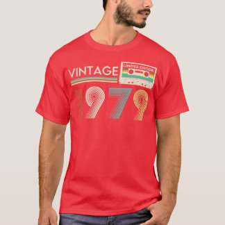 Camiseta Cassete Limitada Vintage 1979
