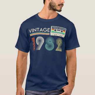 Camiseta Cassete Limitada Vintage 1982