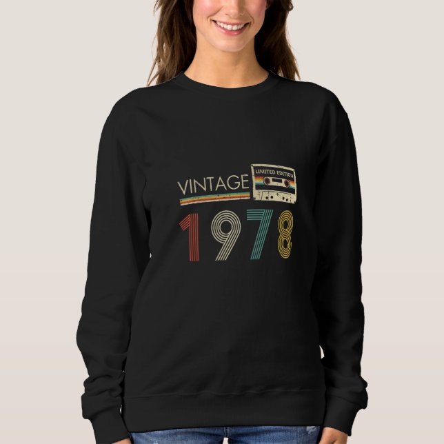 Camiseta Cassete Vintage 1978 (Frente)