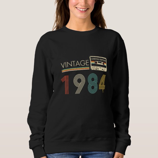 Camiseta Cassete Vintage 1984 (Frente)