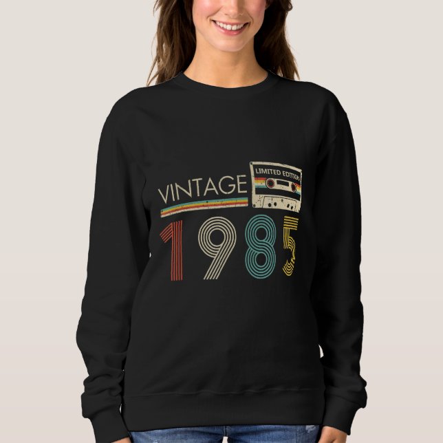Camiseta Cassete Vintage 1985 (Frente)