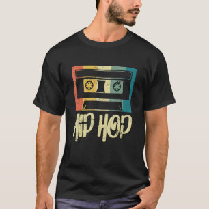 Camiseta Cassete Vintage de Hip Hop Music Retro 90s
