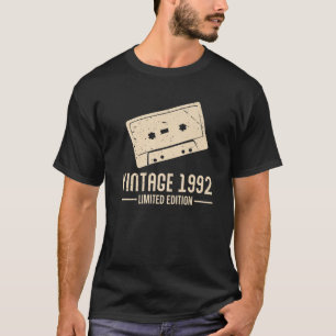 Camiseta Cassetes S 1992 Vintage - Design Birthda