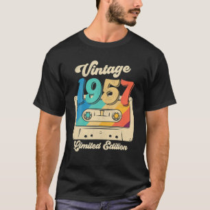 Camiseta Cassette Tape 1957 65Th Edição Limitada De 65 An
