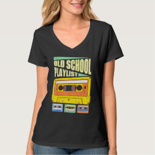 Camiseta Cassette Tape Music Retro 80s Old School Playlist