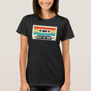 Camiseta Cassette Tape Vintage, 23 Anos, Melhor De 1999 23t