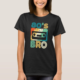 Camiseta Cassette Tape Vintage dos anos 80 Adoro os Oitenta