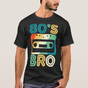 Camiseta Cassette Tape Vintage dos anos 80 Eu amo os 80 Mus