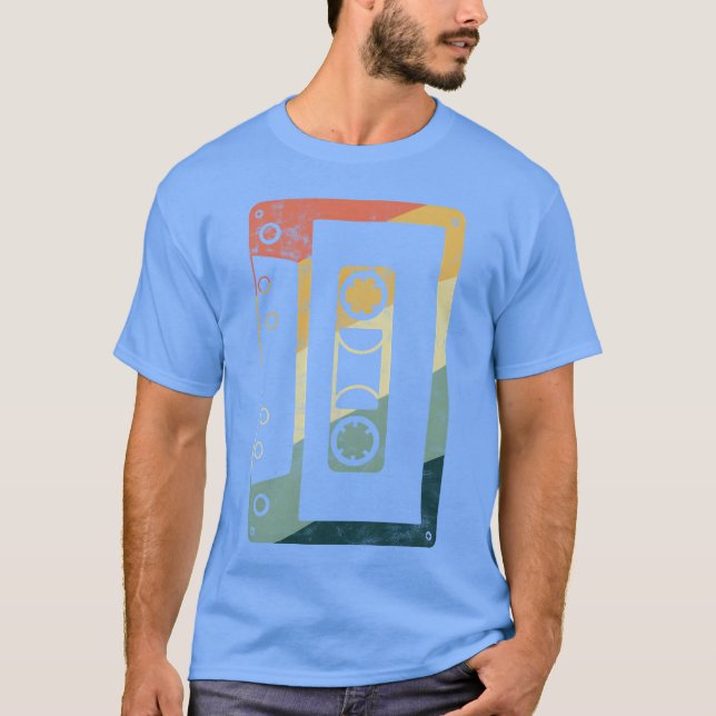 Camiseta Cassetteape Mitape Best 80S Music family (Frente)