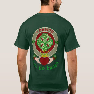 Camiseta Cassidy/O'Cassidy Celtic Cross c/Claddagh