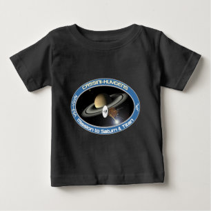 Camiseta CASSINI - HUYGENS: Missão a Saturn & ao titã