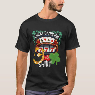 Camiseta Cassino de Jogos de Azar Sortudos