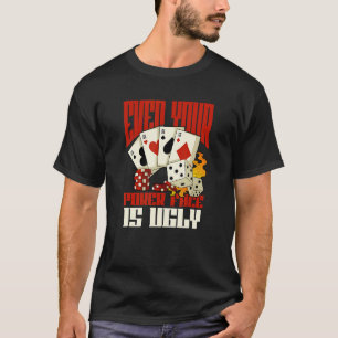 Camiseta Cassino de Pôquer Jogador de Pôquer Apostas Roleta