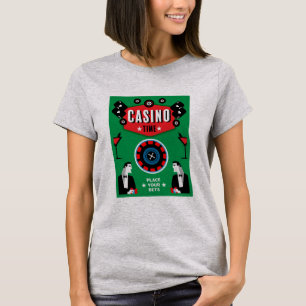 Camiseta Cassino Jogo de Poker Roleta