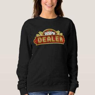 Camiseta cassino para homens dealer de blackjack apostador
