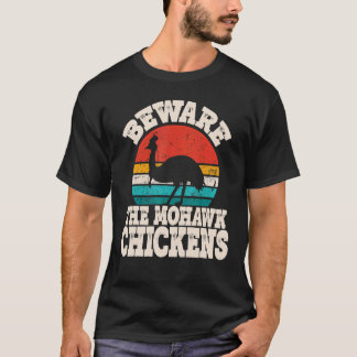 Camiseta Cassowário Engraçado Cuidado Frangos Cassowário co