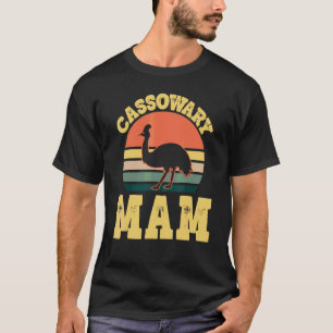 Camiseta Cassowary Mam Cute Cassowary Festa Mamãe Irlandesa