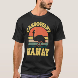 Camiseta Cassowary Nanay Cassowary Fofo Família Festa Filip