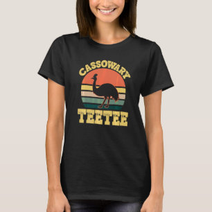 Camiseta Cassowary Teetee Fofo Família Cassowary Festa  