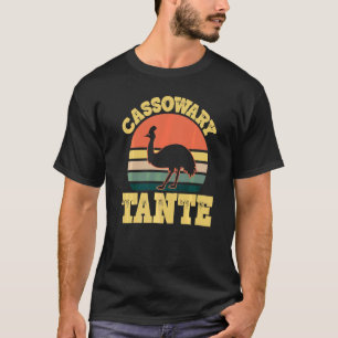 Camiseta Cassowary Tia Cassowary Festa Tia Francesa Fofa  