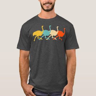 Camiseta Cassowary Vintage Retro Ostrich Emu Bird Lover