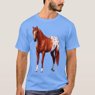 Camiseta Castanheira Sorrel Quarter Horse Appaloosa Stallio