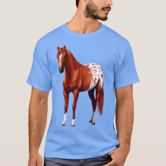 Camiseta Castanheira Sorrel Quarter Horse Appaloosa Stallio