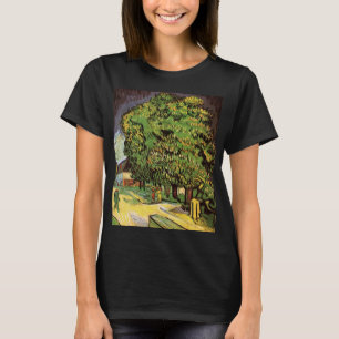 Camiseta Castanheiras em Flor de Vincent van Gogh