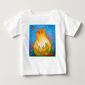 Camiseta Castanho-de-laranja na Natureza