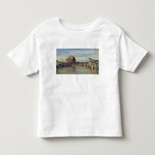 Camiseta Castel Sant Angelo e o rio Tibre, Roma