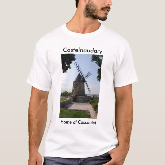 Camiseta Castelnaudary, casa de Cassoulet (Frente)