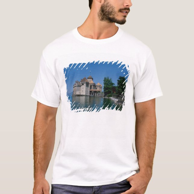 Camiseta Castelo Chillon, Lago de Genebra, Cantão de Vaud, (Frente)