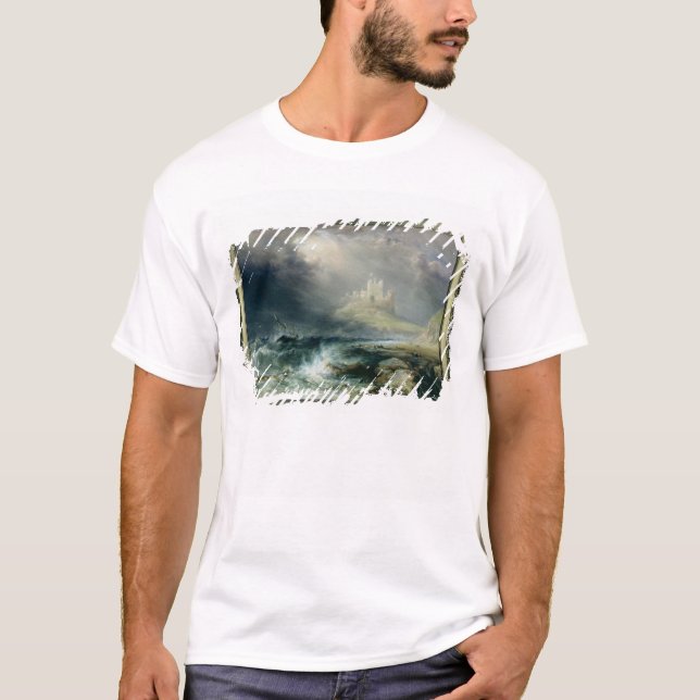 Camiseta Castelo de Bamburgh, Northumberland (Frente)