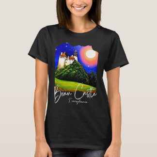 Camiseta Castelo de Bran Transilvânia Casa de Drácula Pintu