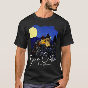 Camiseta Castelo de Bran Transilvânia Casa de Drácula Pintu