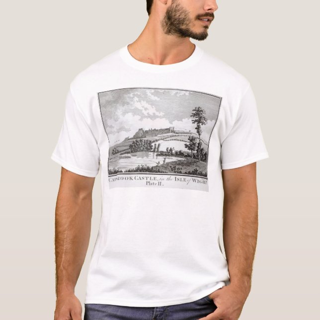 Camiseta Castelo de Carisbrook, na ilha do Wight (Frente)