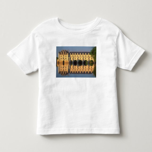 Camiseta Castelo de Chenonceau, Rio Cher, Loir-et-Cher, (Frente)