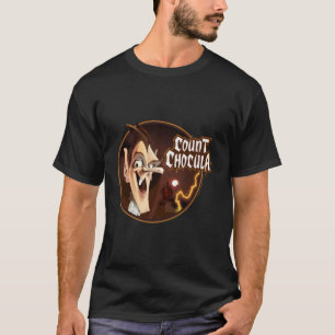 Camiseta Castelo de Count Chocula Na Vintagem Noturna Face