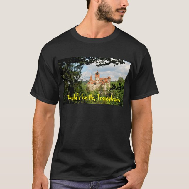 Camiseta Castelo de Dracula na Transilvânia, Romania (Frente)